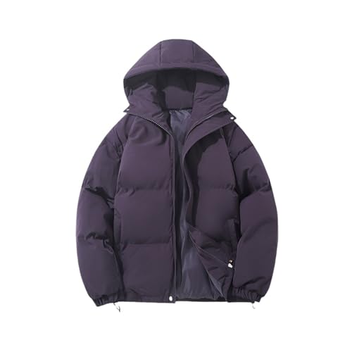 PODOLIXIA Winterjacke Damen mit Kapuze Warm Steppjacke Winter Outdoor Kapuzejacke Baumwolle Puffer Jacke Loose Daunenjacke Frauen Wattierte Jacke Übergangsjacke von PODOLIXIA
