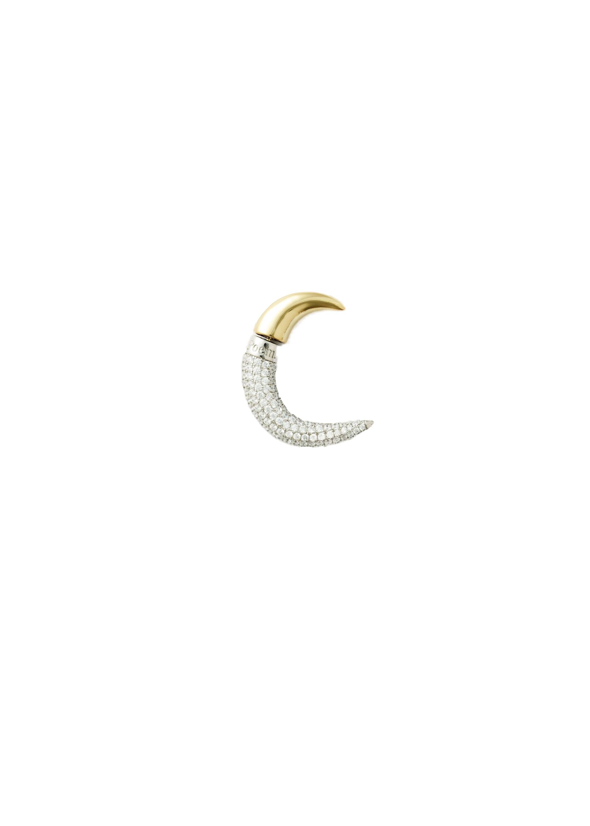 Spike earring - Gold/Pavé - Single - Gold - POEM Objects - Earrings Spike earring - Gold/Pavé - Single - Gold - POEM Objects - Earrings von POEM Objects