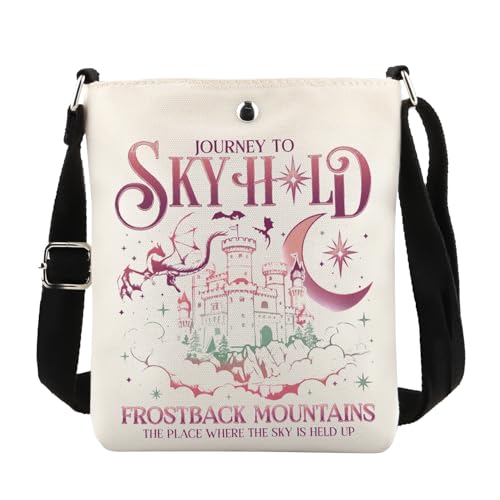 POFULL Sky Dragon Inspire Messenger Bag Rollenspiel Geschenk Videospiel Liebhaber Geschenk Drache Game Player Crossbody Bag, Journey to von POFULL