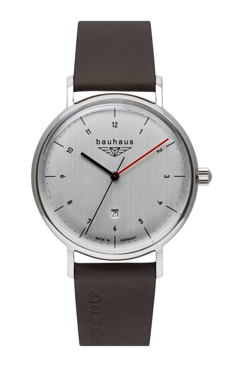 Bauhaus Herrenuhr Quarz mit Datum und Lederarmband von POINT TEC | Zeppelin & Iron Annie Uhren - Made in Germany,  Steinheilstraße 6, 85737 Ismaning