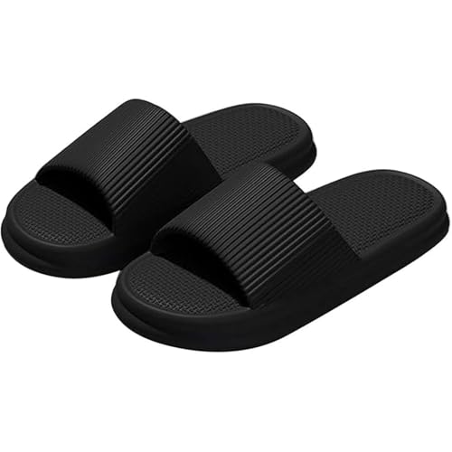 Cozislides Original Slippers Damen Herren Badelatschen Hausschuhe Super Weiche Rutschfeste Badeschuhe Sommer Schlappen Indoor Outdoor Pantoletten Badeschlappen Flip Flops Gr.36-44 von POIUIYQA