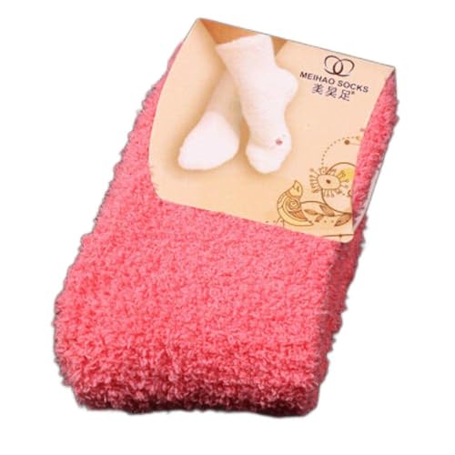 POIUIYQA Fleecesocken Kuschelsocken Warme Socken Stoppersocken Anti Rutsch Wintersocken Hausschuhsocken Winter Thermo Flauschige Socken von POIUIYQA
