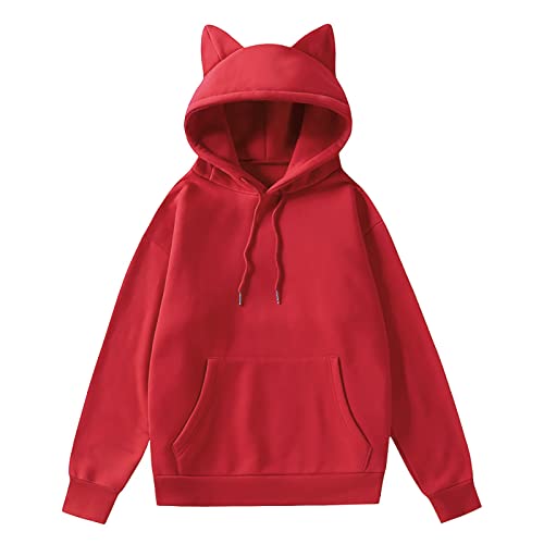 POIUIYQA Hoodie Damen Kawaii Kleidung Cat Ears Pulli Dunkle Gotik Kapuzenpullover Langarm Sweatshirt Hollow Out Gothic Punk Oberteil Femboy Clothes Winter Bluse Köln Karneval Partykleidung Top POIUIYQA Hoodie Damen Kawaii Kleidung Cat Ears Pulli Dunkle Gotik Kapuzenpullover Langarm Sweatshirt Hollow Out Gothic Punk Oberteil Femboy Clothes Winter Bluse Köln Karneval Partykleidung Top von POIUIYQA