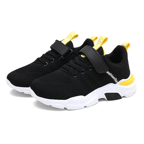 POIUIYQA Mädchen Turnschuhe Sportschuhe Kinder Schuhe Hallenschuhe Kinderschuhe Atmungsaktiv Laufschuhe Sneaker von POIUIYQA