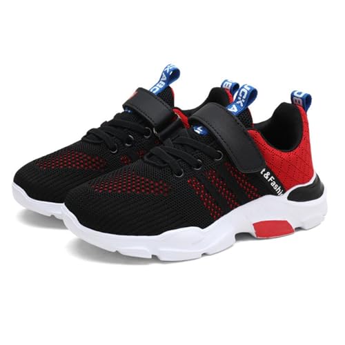 POIUIYQA Mädchen Turnschuhe Sportschuhe Kinder Schuhe Hallenschuhe Kinderschuhe Atmungsaktiv Laufschuhe Sneaker von POIUIYQA