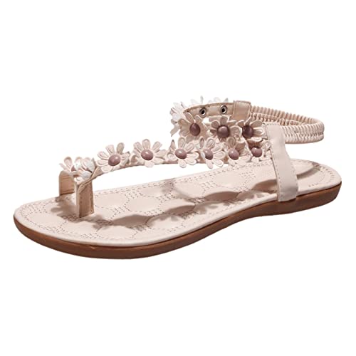 POIUIYQA Sandalen Damen Sommer Elegant Zehentrenner Bequeme Sommerschuhe Flache OrthopäDische-Sandalen Mit Fussbett - Atmungsaktive Slingback Sandaletten FüR Strandurlaub, Freizeit POIUIYQA Sandalen Damen Sommer Elegant Zehentrenner Bequeme Sommerschuhe Flache OrthopäDische-Sandalen Mit Fussbett - Atmungsaktive Slingback Sandaletten FüR Strandurlaub, Freizeit von POIUIYQA