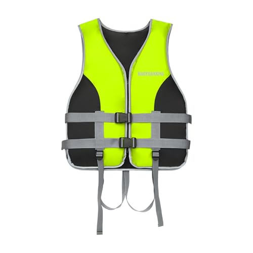 POIUIYQA Schwimmweste Erwachsene, Rettungsweste für Erwachsene & Kinder, Auftriebsweste Schwimmhilfe Verstellbare für Sup, Kajakfahren, Surfen, Wassersport von POIUIYQA