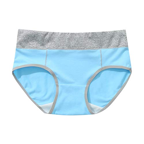 Unterhosen Damen, 5er Pack Stretch Baumwolle Hohe Taille Slips Damen Atmungsaktiv Panties Weich Frauen Unterwäsche 5er Pack Hohe Taille Slips Baumwolle Unterwäsche, Stretch Atmungsaktiv Panties Weich von POIUIYQA