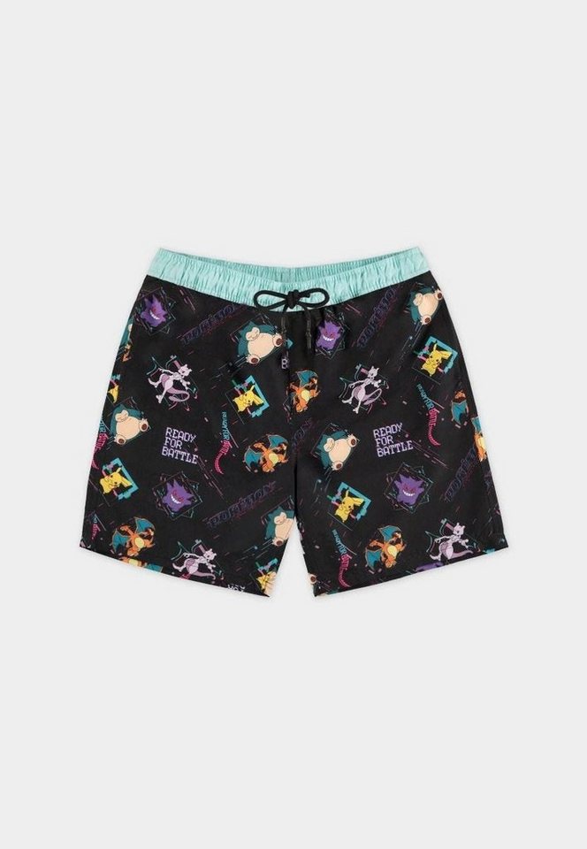 POKÉMON Badeshorts Pokémon - Men's Swimshort Allover GRÖSSE XS-S-M-L-XL Neu Top von POKÉMON