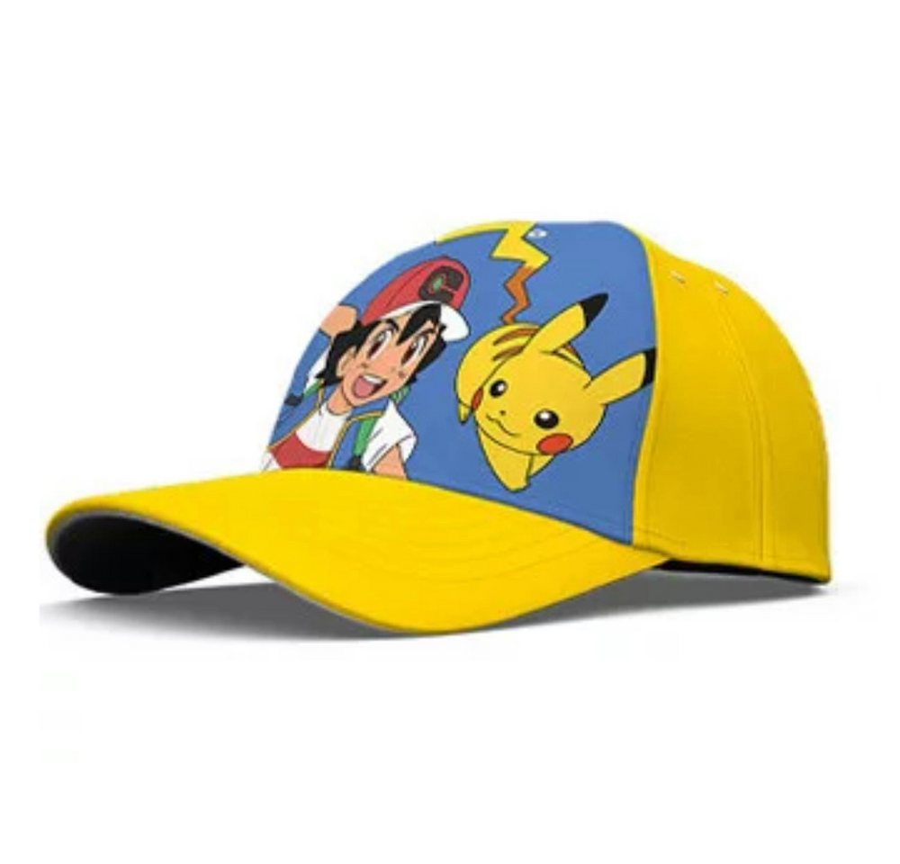 POKÉMON Baseball Cap Pokemon Pikachu Ash Ketchum Kinder Basecap Gr. 52 bis 54 von POKÉMON