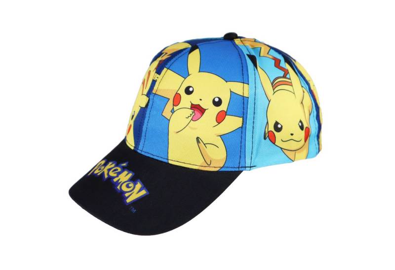 POKÉMON Baseball Cap Pokemon Pikachu Kinder Basecap Baseball Kappe allover Print Gr. 54 bis 56 von POKÉMON