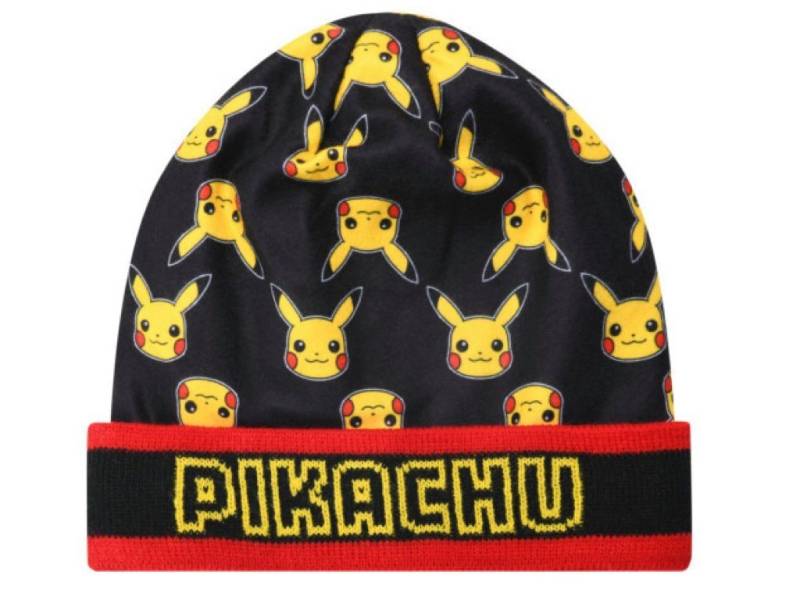 POKÉMON Beanie Pokemon Mütze Wintermütze Bommelmütze Beanie Pikachu von POKÉMON