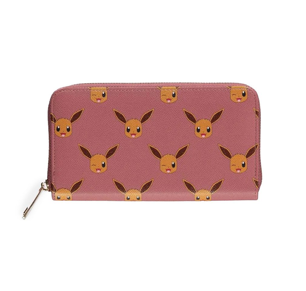 POKÉMON Geldbörse Eeevee AOP, Evoli Kunstleder Geldbeutel Portemonnaie von POKÉMON