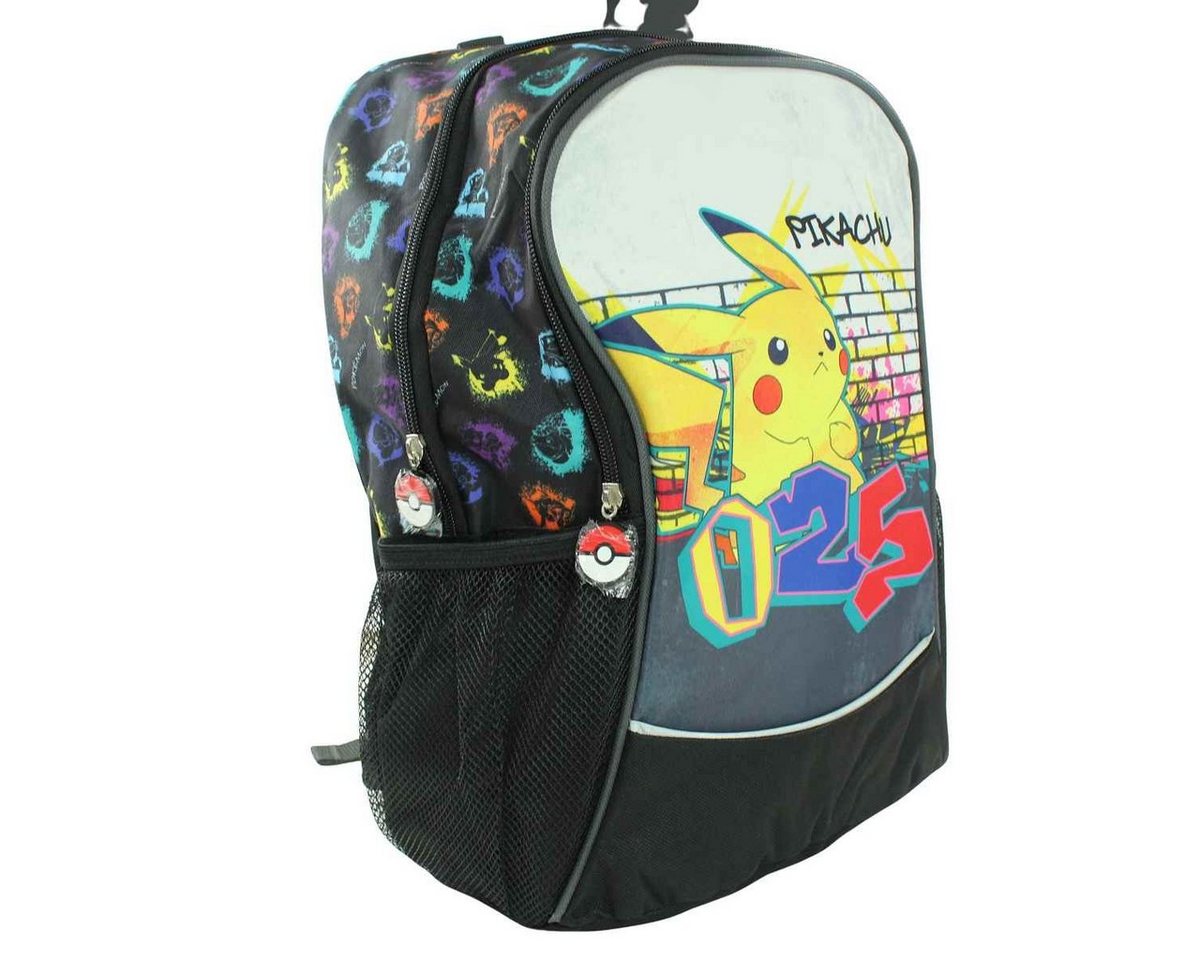 POKÉMON Kinderrucksack Pokemon Pikachu Jungen Rucksack Schultasche Gr. 40x27x14 cm von POKÉMON