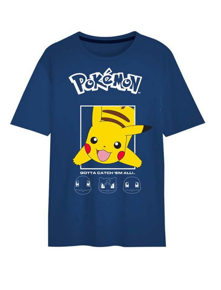 POKÉMON Kurzarmshirt Pokemon Pikachu T-Shirt Jungen Kinder Shirt Kurzarm (1-tlg) von POKÉMON