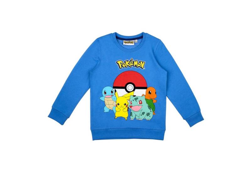 POKÉMON Langarmshirt Pokemon Kapuenpullover Pullover Hoody von POKÉMON