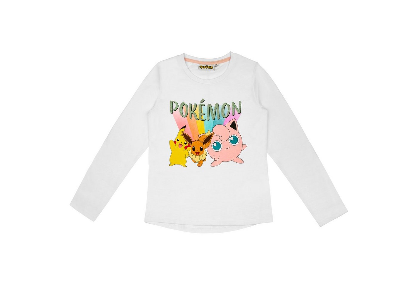 POKÉMON Langarmshirt Pokemon Langarmshirt Pullover Mädchen Pikachu Pummeluff von POKÉMON