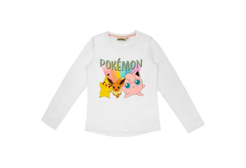 POKÉMON Langarmshirt Pokemon Langarmshirt Pullover Mädchen Pikachu Pummeluff von POKÉMON