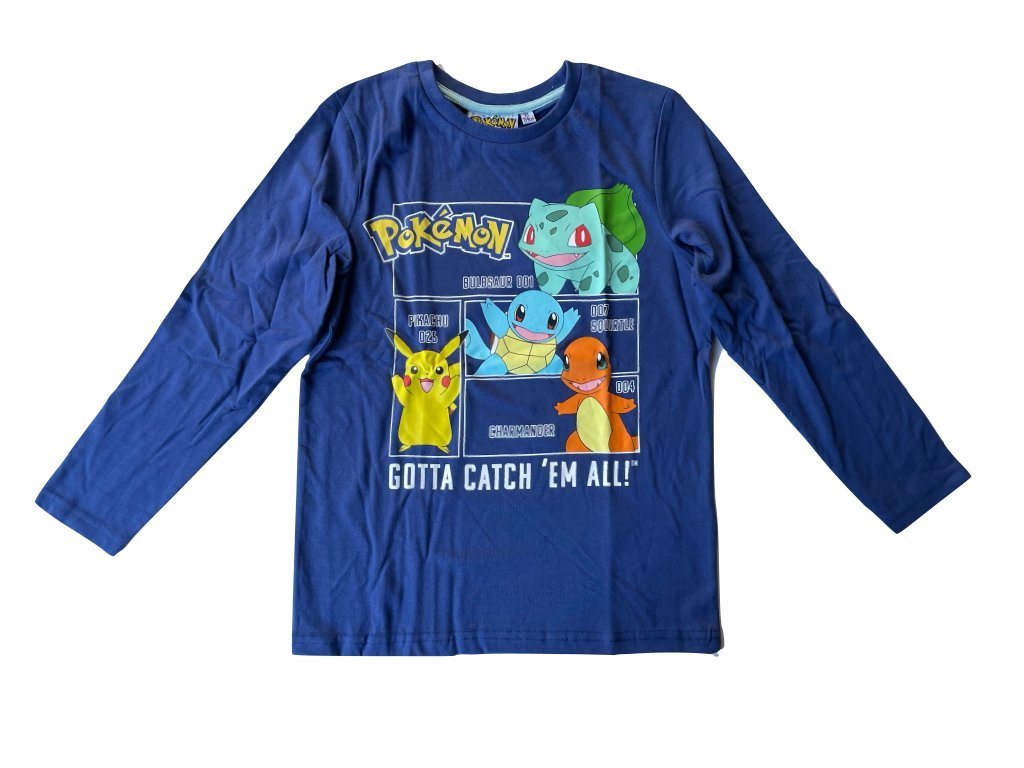 POKÉMON Langarmshirt in dunkelblau von POKÉMON