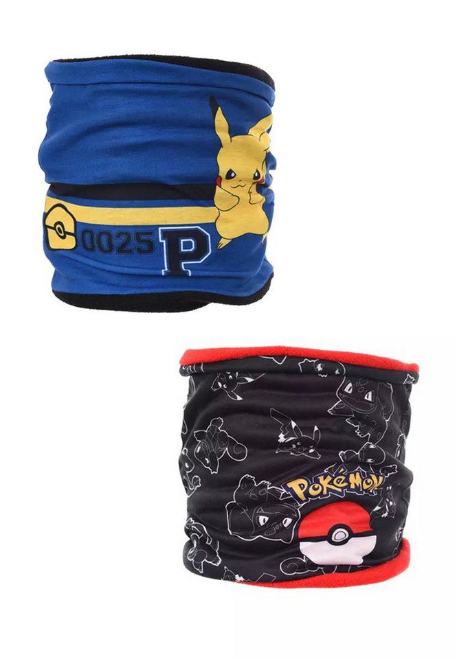 POKÉMON Loop Schlauchschal Kinder Doppelpack mit Motiv und Fleecefutter POKÉMON Loop Schlauchschal Kinder Doppelpack mit Motiv und Fleecefutter von POKÉMON