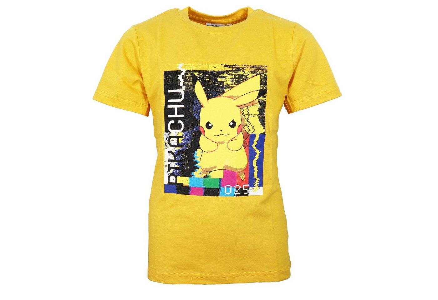 POKÉMON Print-Shirt Pokemon Pikachu Jungen Kurzarm T-Shirt Shirt 100% Baumwolle Gr. 140 bis 172 von POKÉMON