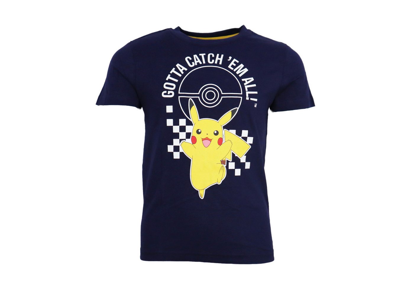 POKÉMON Print-Shirt Pokemon Pikachu Jungen T-Shirt Kurzarm Shirt Gr. 110 bis 152, 100% Baumwolle von POKÉMON