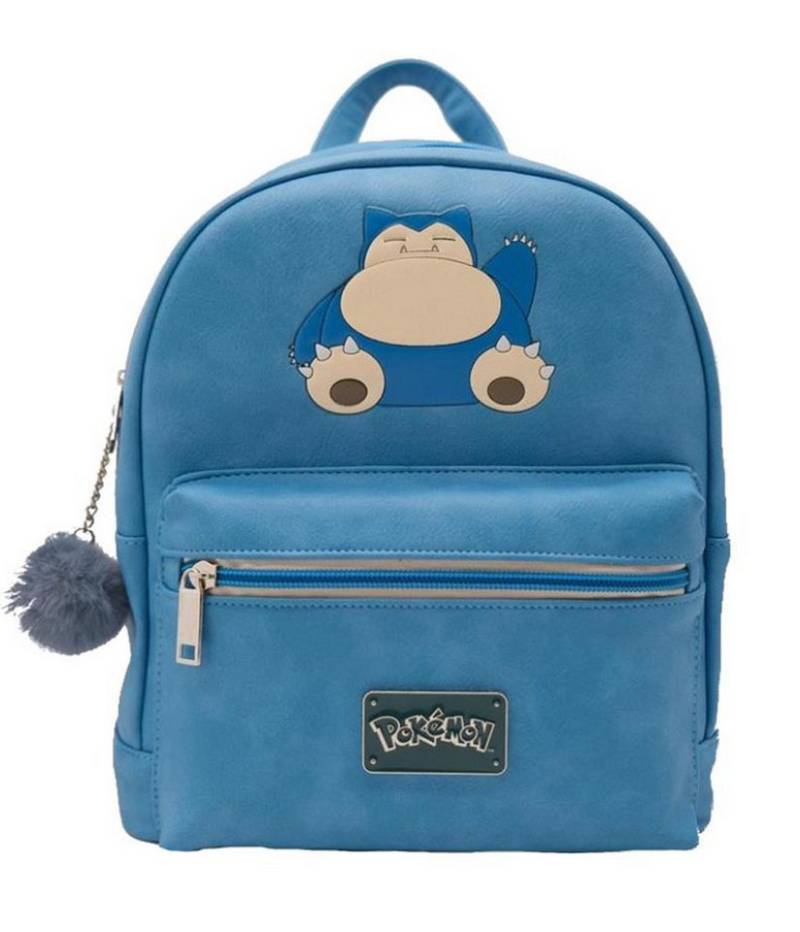 POKÉMON Rucksack Snorlax Relaxo, Anime Manga Offiziell Lizenziert Mini Backpack von POKÉMON