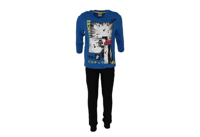 POKÉMON Schlafanzug Pyjama für Kinder Bequemer Schlafanzug aus reiner Baumwolle von POKÉMON