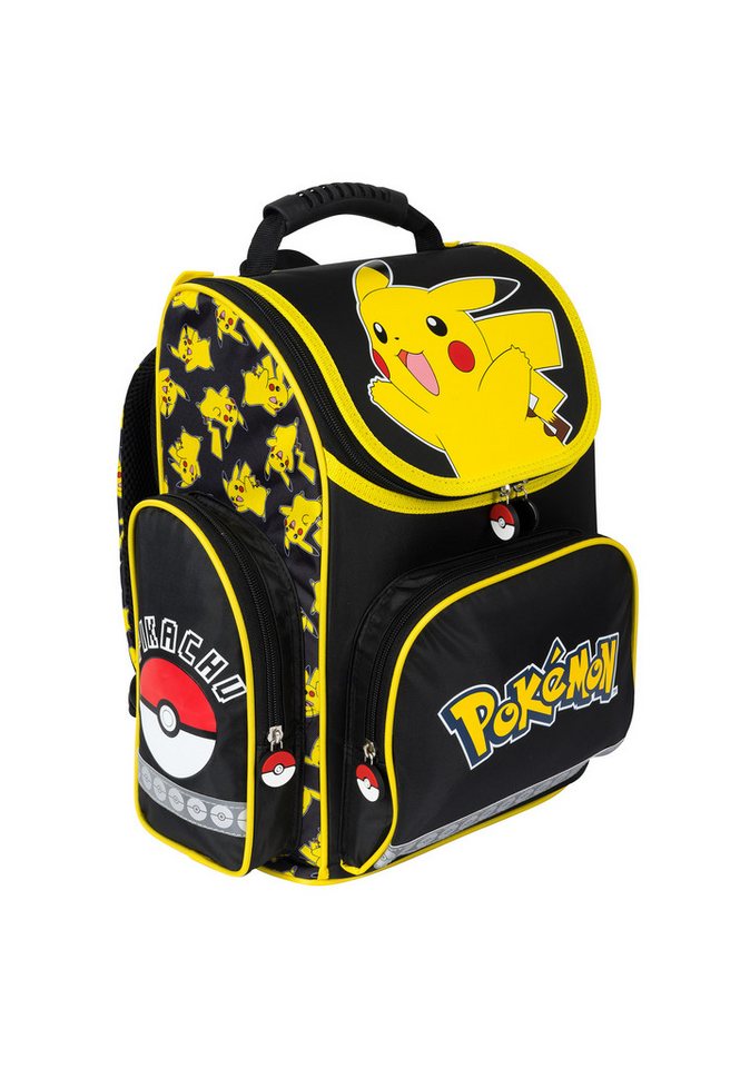 POKÉMON Schulranzen Pikachu Schulranzen für Jungen – Ergonomischer Tornister, mit reflektierenden Details von POKÉMON