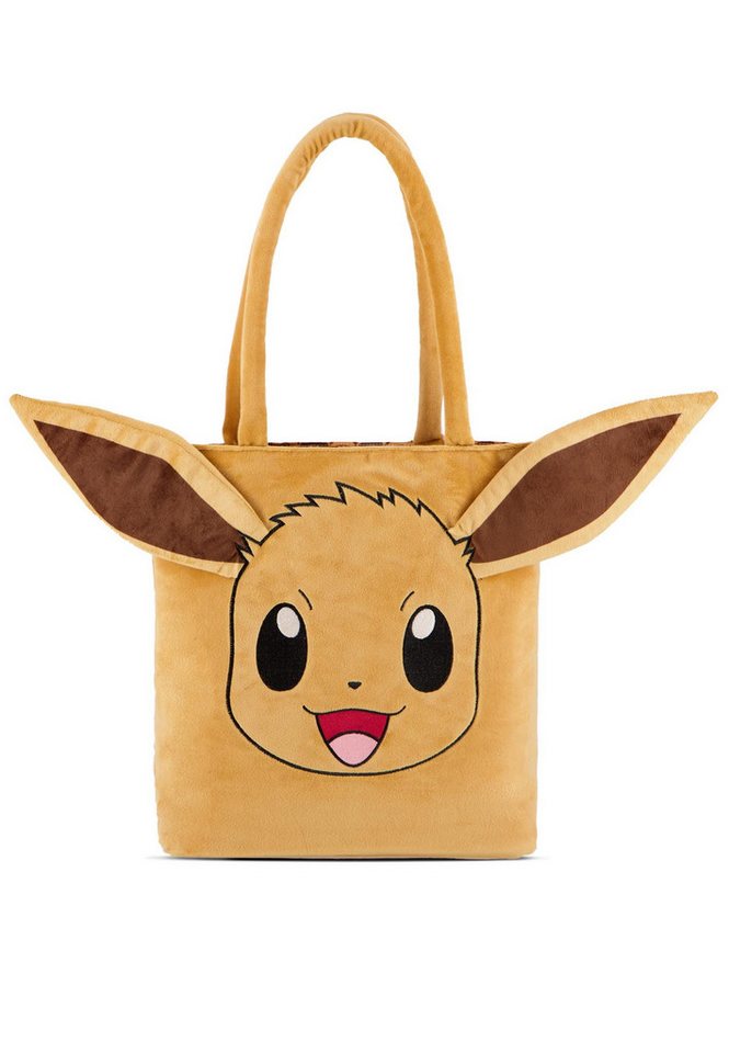 POKÉMON Shopper Eevee Evoli, Plush Tote Bag Schultertasche POKÉMON Shopper Eevee Evoli, Plush Tote Bag Schultertasche von POKÉMON