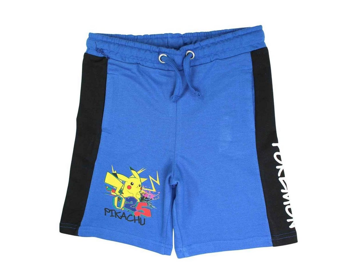 POKÉMON Shorts Pikachu kurze Hose Jungen - Sommer Sweathose 140 - 176 cm von POKÉMON