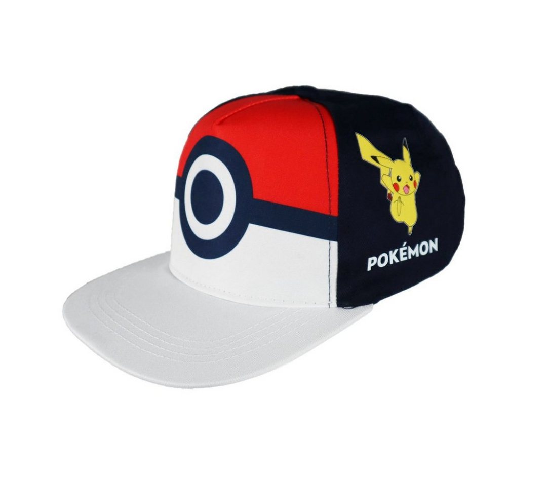 POKÉMON Snapback Cap Pokemon Pikachu Shiggy Jungen Snapback Basecap Gr. 52 bis 54 von POKÉMON