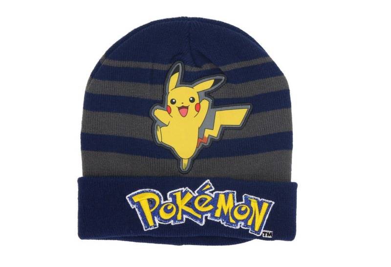 POKÉMON Strickmütze Mütze Wintermütze Kopfbedeckung ideal für Kinder One Size von POKÉMON