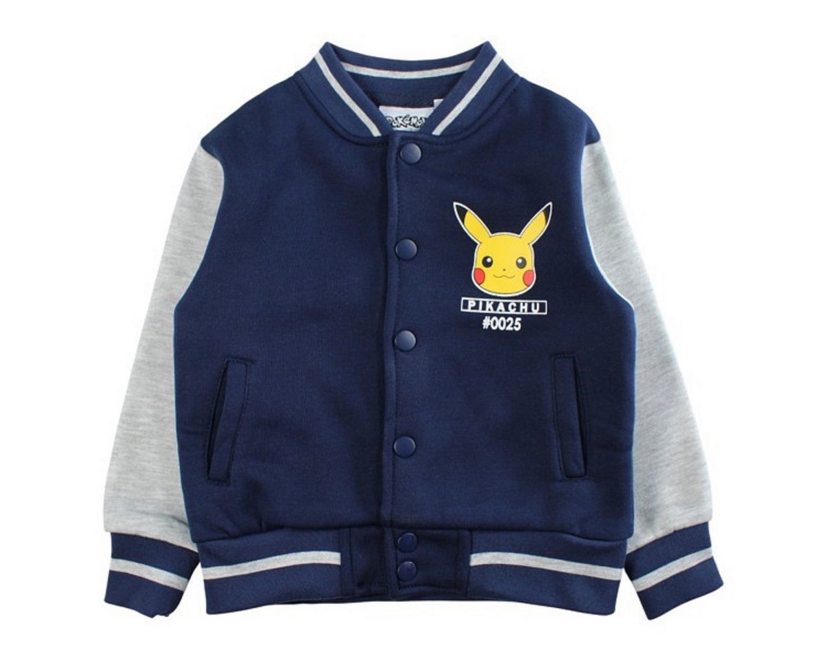 POKÉMON Sweatjacke Pikachu Jacke für Jungen – Sweatjacke mit Reißverschluss von POKÉMON