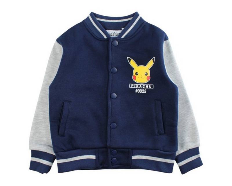 POKÉMON Sweatjacke Pikachu Jacke für Jungen – Sweatjacke mit Reißverschluss von POKÉMON