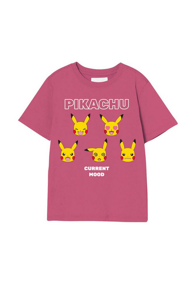 POKÉMON T-Shirt Pikachu T-Shirt Kinder Mädchen Oberteil Shirt von POKÉMON