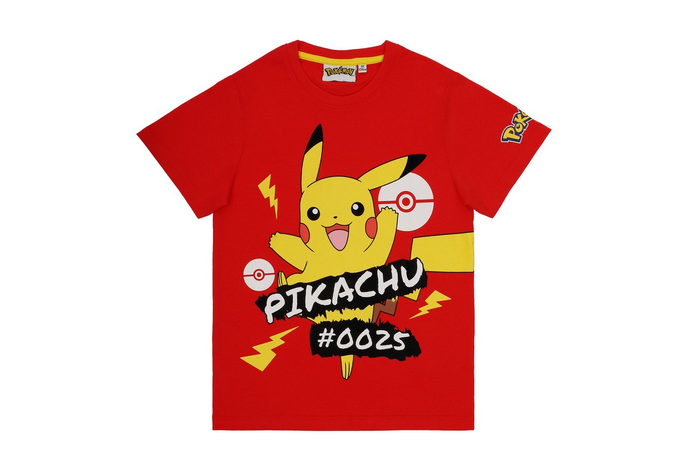 POKÉMON T-Shirt Pokemon T-Shirt Jungen Mädchen Pikachu Poke Shirt mit Pikachu Design von POKÉMON