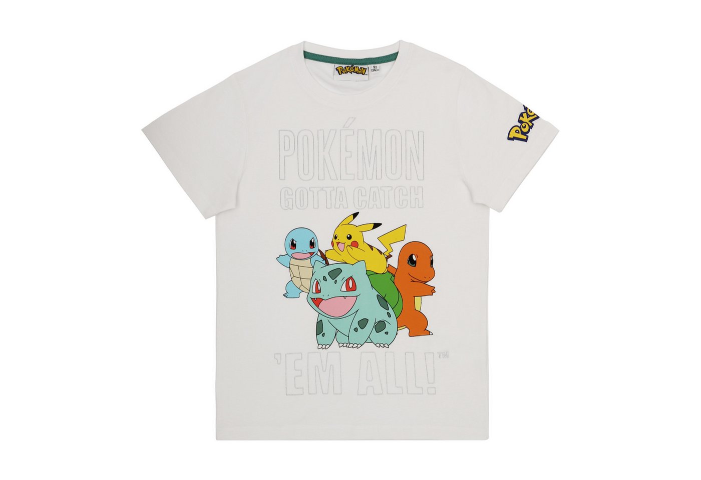 POKÉMON T-Shirt Pokemon T-Shirt Jungen Mädchen Shirt mit Pikachu Design von POKÉMON