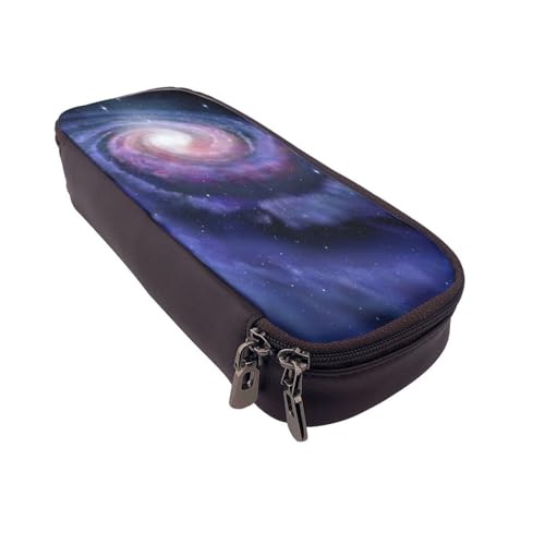 Federmäppchen aus Leder, großes Fassungsvermögen, Fotodruck, Doppelreißverschluss, Flip-Top-Stiftetui Federmäppchen aus Leder, großes Fassungsvermögen, Fotodruck, Doppelreißverschluss, Flip-Top-Stiftetui von POKIKKJH