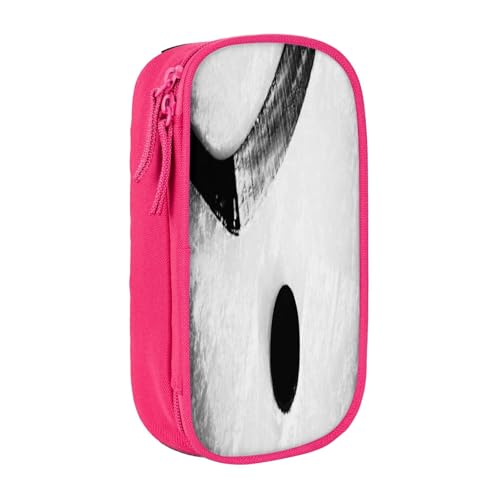 Federmäppchen mit großem Fassungsvermögen, Eishockey-Kunstdruck, Doppelreißverschluss, rose, Einheitsgröße, Kulturbeutel Federmäppchen mit großem Fassungsvermögen, Eishockey-Kunstdruck, Doppelreißverschluss, rose, Einheitsgröße, Kulturbeutel von POKIKKJH