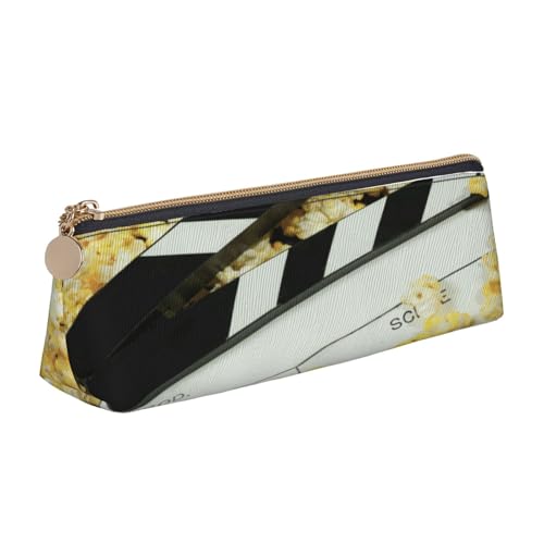 Leder-Federmäppchen, Federmäppchen, Kino-Kino- und Popcorn-Druck, Reißverschluss, Stifteetui für Arbeit, Büro, für Männer und Frauen Leder-Federmäppchen, Federmäppchen, Kino-Kino- und Popcorn-Druck, Reißverschluss, Stifteetui für Arbeit, Büro, für Männer und Frauen von POKIKKJH