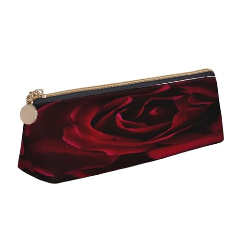 Leder-Federmäppchen, Federmäppchen, Rosen-Blumendruck, Reißverschluss, Stifteetui für Arbeit, Büro, für Männer und Frauen Leder-Federmäppchen, Federmäppchen, Rosen-Blumendruck, Reißverschluss, Stifteetui für Arbeit, Büro, für Männer und Frauen von POKIKKJH