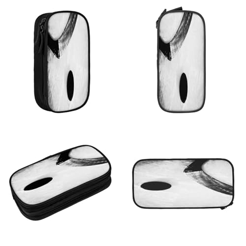 POKIKKJH Federmäppchen mit großem Fassungsvermögen, Eishockey-Kunstdruck, Doppelreißverschluss, Schwarz , Einheitsgröße, Kulturbeutel POKIKKJH Federmäppchen mit großem Fassungsvermögen, Eishockey-Kunstdruck, Doppelreißverschluss, Schwarz , Einheitsgröße, Kulturbeutel von POKIKKJH