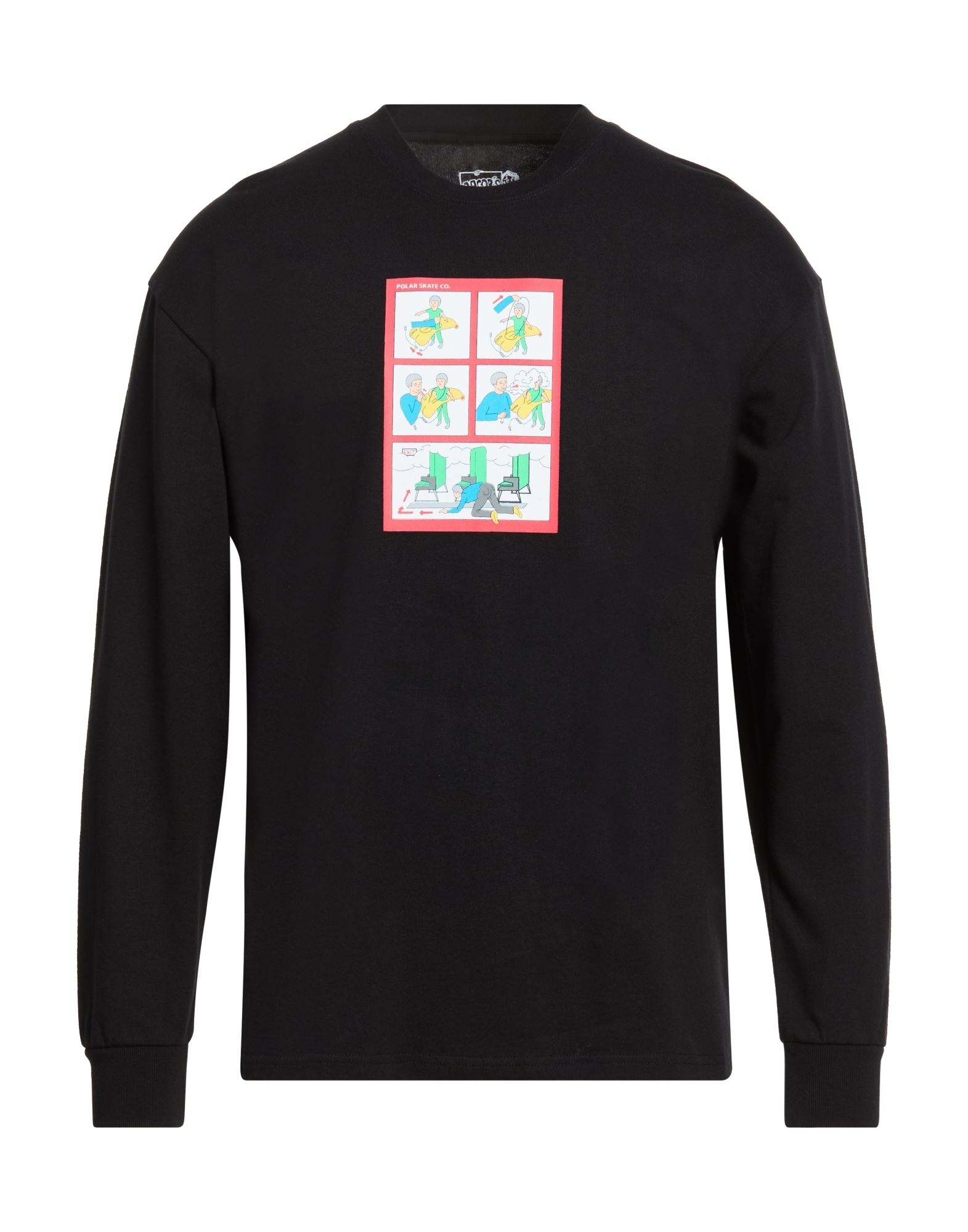 POLAR SKATE CO. T-shirts Herren Schwarz von POLAR SKATE CO.
