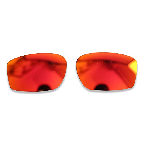 POLARLENS Polarisierte Ersatzgläser für Oakley Chainlink - kompatibel mit Oakley Chainlink Sonnenbrille, feuerrot, Einheitsgröße von POLARLENS