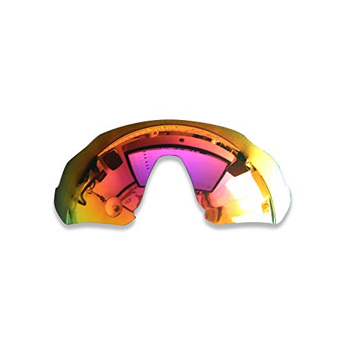 POLARLENS Polarisierte Ersatzgläser für Oakley Flight Jacket - Kompatibel mit Oakley Flight Jacket Sonnenbrille, rot, blau, Einheitsgröße von Polarlens