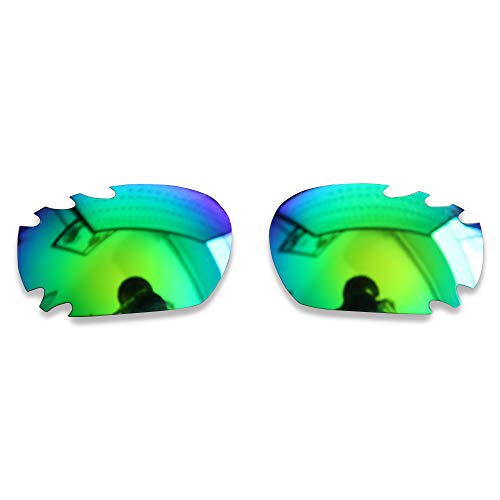 POLARLENS Polarisierte Ersatzgläser für Oakley Jawbone/Racing Jacket - Kompatibel mit Oakley Jawbone/Racing Jacket Sonnenbrille, grün, Einheitsgröße von Polarlens