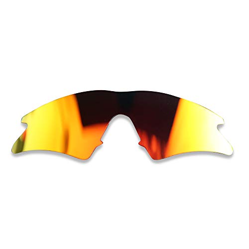 POLARLENS Polarisierte Ersatzgläser für Oakley M Frame Sweep - Kompatibel mit Oakley M Frame Sweep Sonnenbrille, feuerrot, Einheitsgröße von POLARLENS