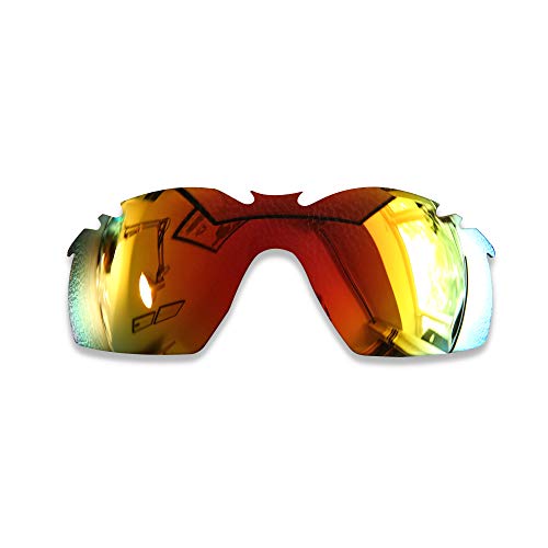 POLARLENS Polarisierte Ersatzgläser für Oakley Radarlock XL – Kompatibel mit Oakley Radarlock XL-Sonnenbrillen (Feuerrot) von POLARLENS