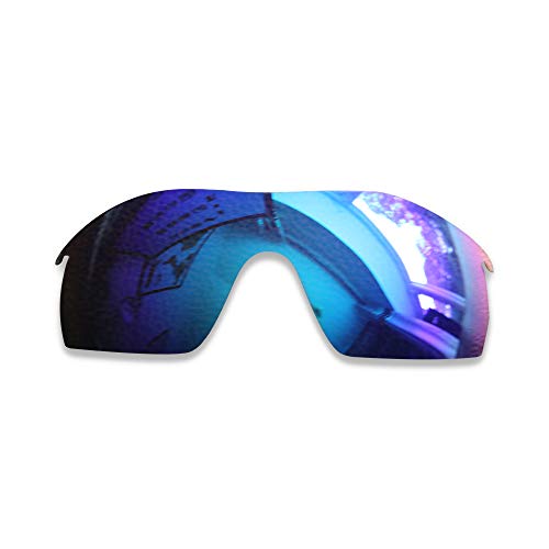 POLARLENS Polarisierte Ersatzgläser für Oakley Radarlock XL - Kompatibel mit Oakley Radarlock XL Sonnenbrille, Eisblau (nicht belüftet), Einheitsgröße von Polarlens